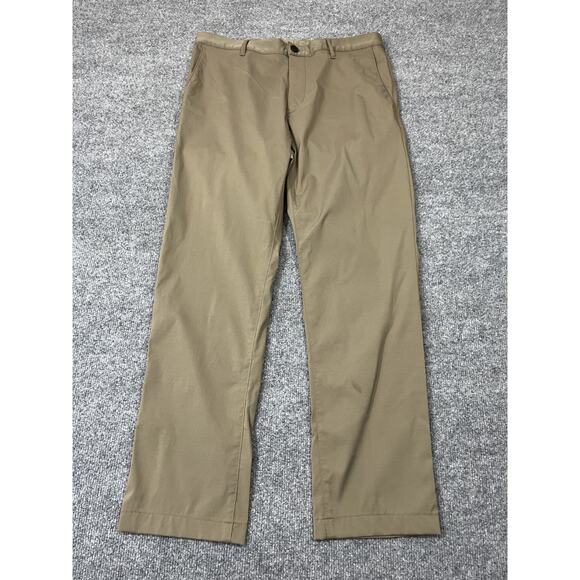 Theory Performance Pants Zaine Stretch Chino 34 Quiet Luxury Work Office Preppy - Picture 1 of 16